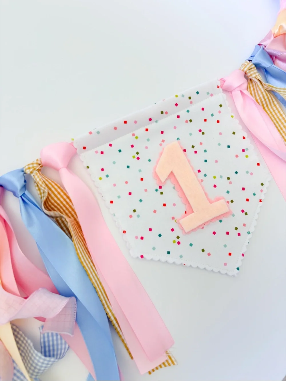 Fun to Be One high chair banner Price is Firm